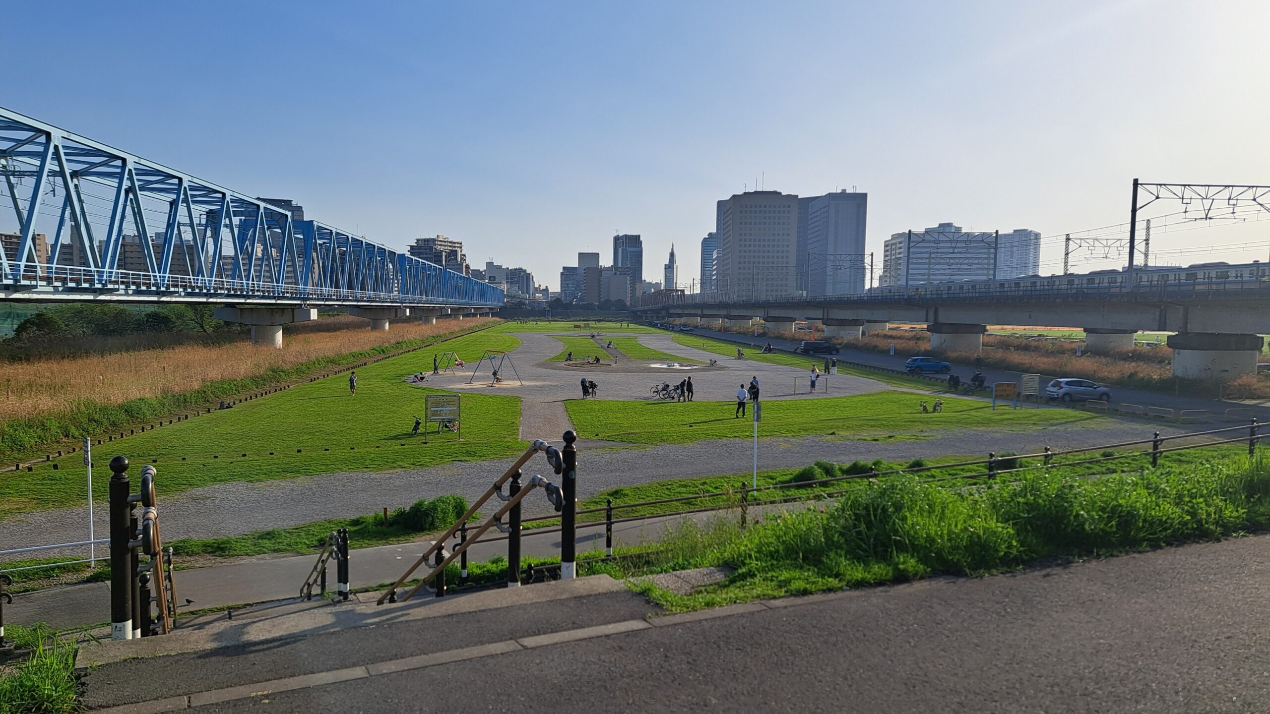 多摩川緑地公園（バイオリン公園）親子おでかけレポ【六郷土手駅・2026年】